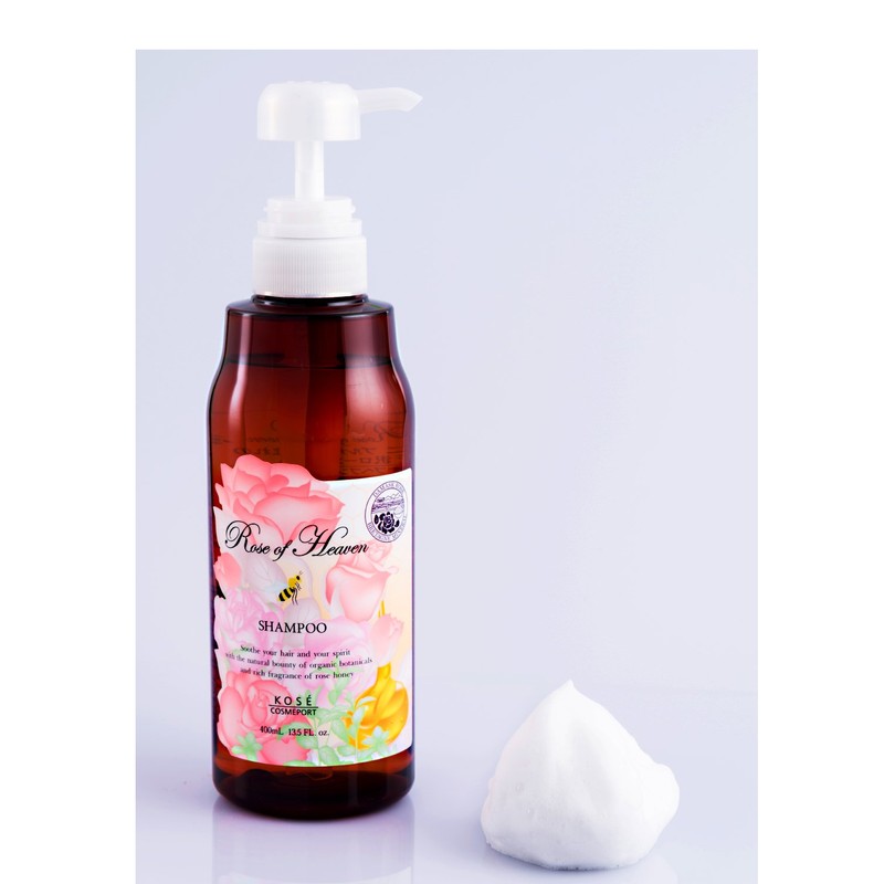 KOSE コーセー ローズオブヘブン ノンシリコンシャンプー 400ml (バラの香り)