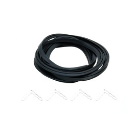 Universal 4 Sided Oven Cooker Rubber Door Seal and Clip