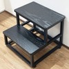 SZLHANJZ Step Stool, Bedside Steps for High Beds with Round