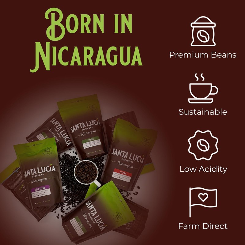 Santa Lucia Coffee - Grand Reserve Classic Medium Roast Nicaraguan