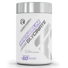 Forzagen Glicinato de Magnesio  500 mg  30 servicios  60 Tabletas  Apoyo Muscular y seo                                                               