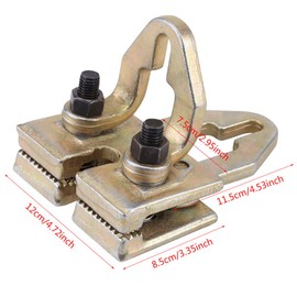 5 Ton Self Tightening Grips Frame Auto Body Repair Pulling Back Clamp Puller Dent