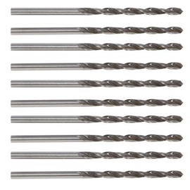 10pc High Speed Steel Twist Drill Wire Size 64 (0.91mm / 0.036in) Jewelry Tools