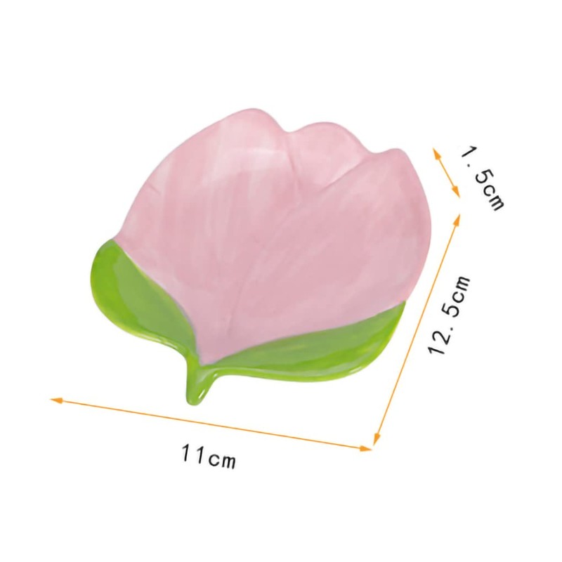 WAIT FLY Lovely Tulip Ceramic Spoon Rest Spoon Holder for