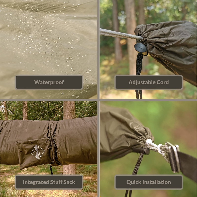 Onewind Hammock Sleeve, Lightweight and Compact Camping Hammock Storage and