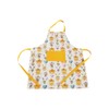 Raebel Kitchen Apron 'Funny Easter', 70 x 85 cm, Yellow/Multi-Coloured,