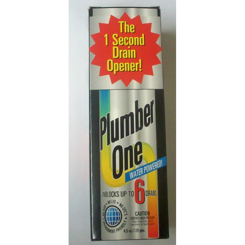 Plumber One Sinks and Tub 1 Second Drain Cleaner Opener