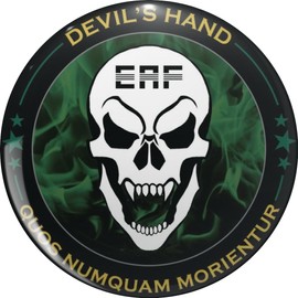 Enclave Devil's Hand Pin Lapel Pin Brooch Steel Pins Badge 0.75"