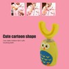 U Shaped Electric Toothbrush Ultrasonic Automatic USB Charging Cute Whole