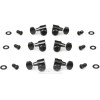 AllParts True Lok Mid-size Locking Tuners - 3+3, Black