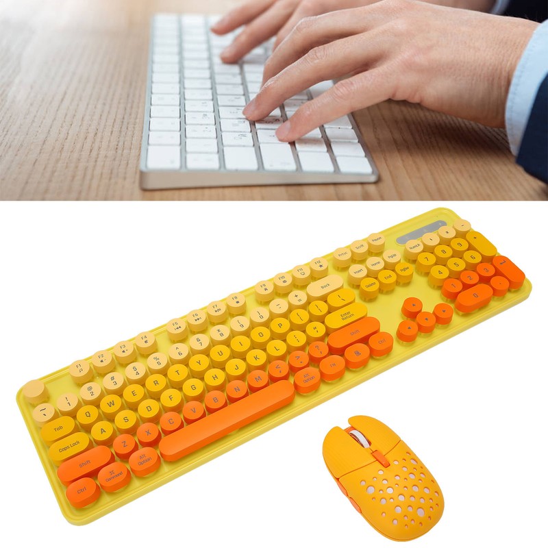 Wireless Keyboard and Mouse Combo 2.4G Wireless Mode Easy Operate