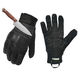 Intra-FIT Needle Puncture Resistant Gloves with Knuckle Protection, Cut Resistant Work Gloves for Men(One Pair,L)