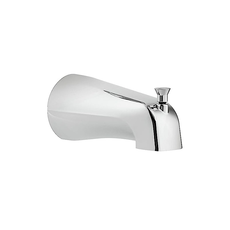 Moen 3800 Tub Spout with Lift Rod Diverter, Threaded 1/2-Inch