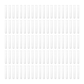 Eisco Labs - Test Tubes, Heavy Wall Glass Test Tube with Beaded Rim, 25mL - Borosilicate Glass Tube - Durable Lab Glassware for Scientific Research & Experiments, Pack of 100