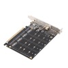 M.2 NVME SSD to PCIE X16 Adapter 4 Port High