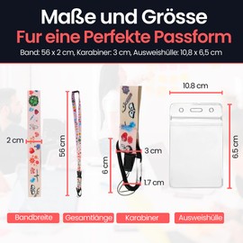 VERY IMPORTANT RUNNER - Nurse Lanyard 56 x 2 cm with Carabiner, Safety Lock & Card Case with Strap - Lanyard for Nurse & Medical Lanyard (Pink with Colour Gradient)