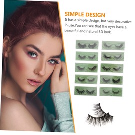 MERRYHAPY 10 Pairs Makeup False Lashes 10 Unique Styles Enhance Your Eyes for Daily Night Events