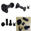 Xntun 12 Pack Black Cabinet Leveler Legs Adjustable Furniture Legs