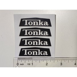Tonka Mighty Tonka Dump Truck Front Hood Stickers