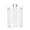 Chanmee Cotton Swab Container, Acrylic Cotton Ball Holder with Lid,