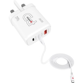 SKROSS Power Charger 65W PD GaN Combo+ UK USB Charger Indoor Output Current (Max) 3.25A USB