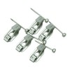 Fukuikinzokukogei Safety Stainless Steel X Hook, Small, Pack of 5,
