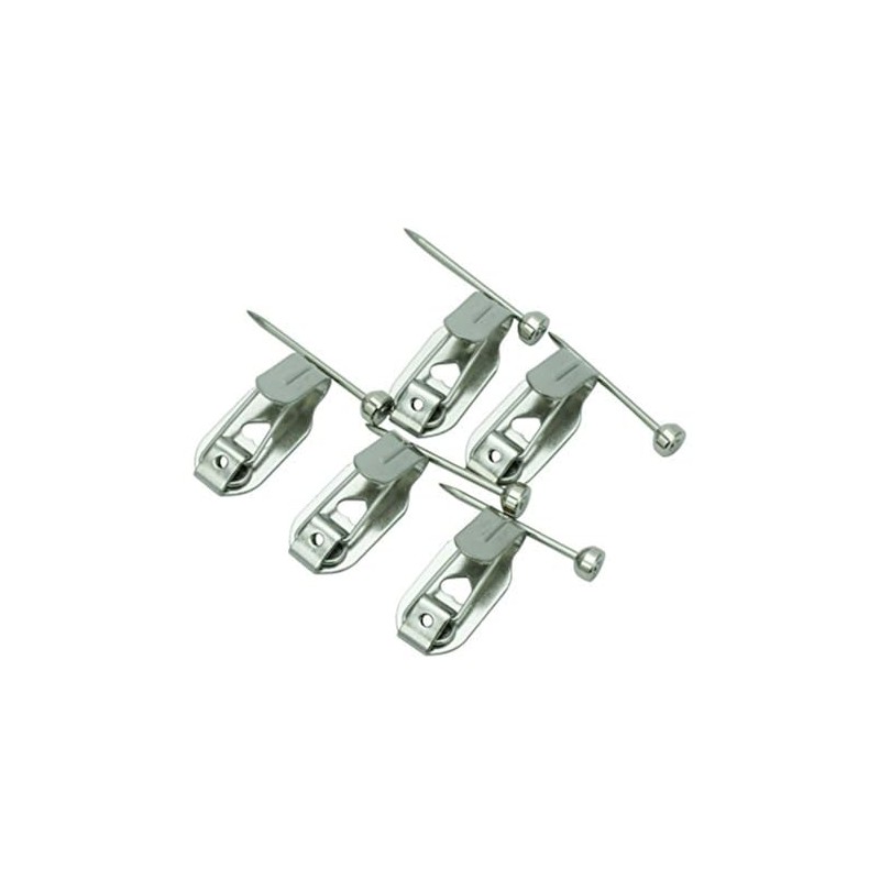 Fukuikinzokukogei Safety Stainless Steel X Hook, Small, Pack of 5,