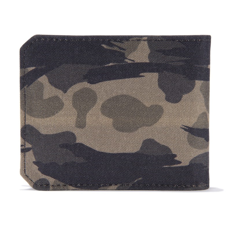 Carhartt Men's Nylon Duck Bifold Wallet, Duck Blind Camo