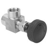 Stop Valve,Angle Valve BSPP Female Thread Needle Valve 304 Stainless