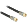 DELOCK Kabel F Stecker > F Stecker RG-6/U quad shield