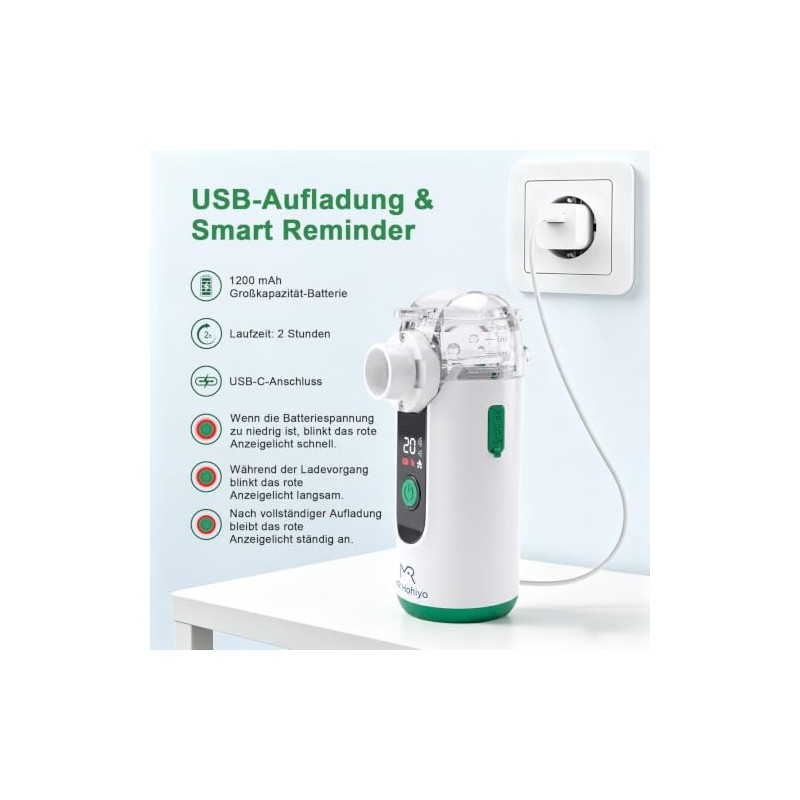 MR Hohiyo Ultra Quiet Inhaler for Adults and Children
