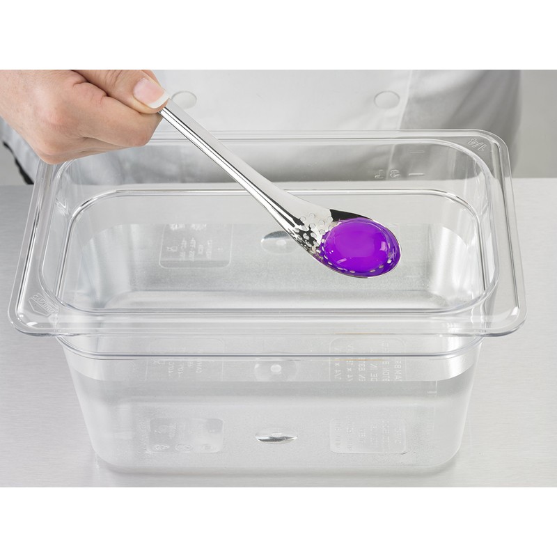 Mercer Culinary Spherification Spoon, Silver