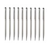 noTrash2003 Set of 10 Slim Metal Ballpoint Pens Elegant Twist
