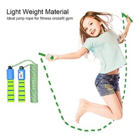 Skipping Rope, Speed Rope, Boxing, Sport, Children, Children's Speed Rope with Counter, Skipping Rope Sports, Adjustable Speed Rope Skipping, green
