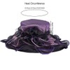 Kentucky Organza Derby Top Hats for Women Sun Visor Cap