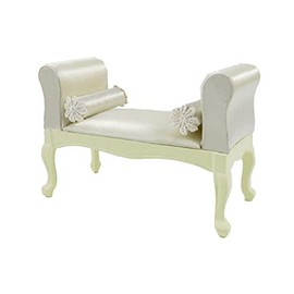 Melody Jane Dolls House French Style Cream Long John Window Seat Miniature Bedroom Furniture
