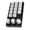 Programmable Keypad 14 Keys 3 Knobs Blue Switch Mechanical Hot