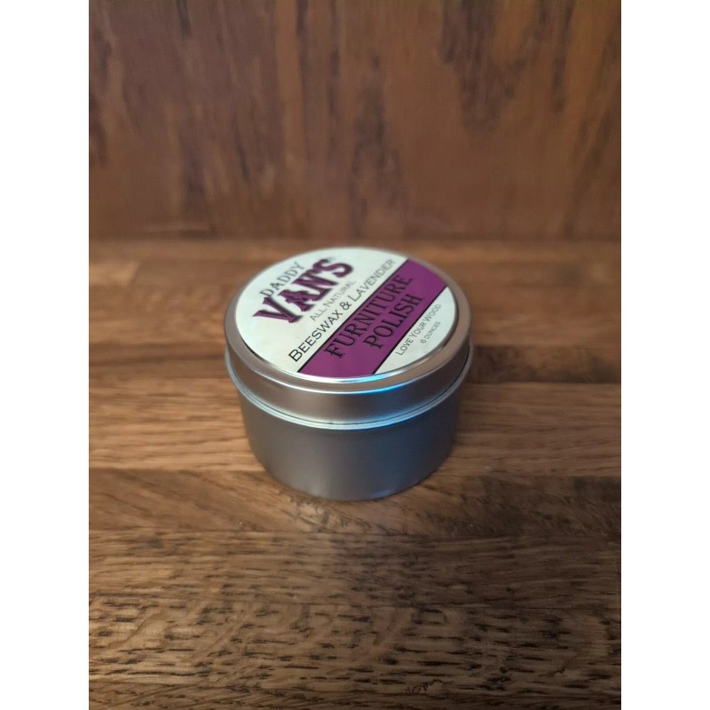 Daddy Van's All Natural Beeswax & Lavender Furniture Polish 6oz.