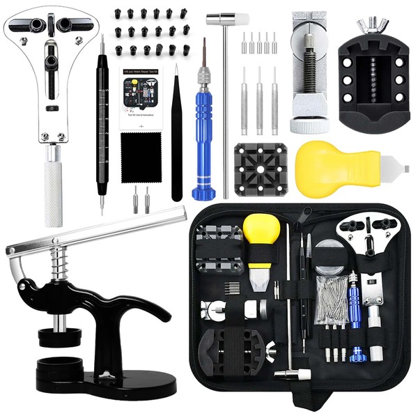 Watch Repair Kit, GLDCAPA Professional Watch Battery Replacement Kit, Watch