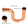 PATIKIL 1-1/8 Inch ID P-Trap Copper Pipe Fittings, Welding Solder