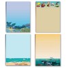 Beach Note Pad Pack - 8 Assorted Beach & Ocean