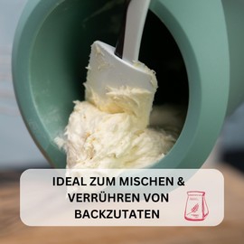 Westmark 3151227M Whisk with Two-Part Lid 1 Litre with Spout Plastic Mint Green / White