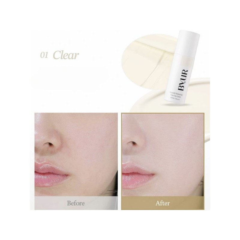BYUR Serumfit Balancing Tone Up Cream 40g, Type:01 Clear