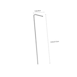 Sosoport 1set Heavy Duty Aluminum Tent Stakes Wear Resistant Ground Nails for Camping Outdoor Beach Garden Tent Pegs Resistant Easy to Carry Durable 30pcs