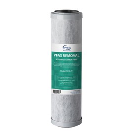 iSpring FC15-PF SGS Tested Replacement Activated Carbon Fiber Water Filter Cartridge for US31-PF Under Sink Water Filtration System and CW31-PF RV Water Filter System, Removes PFAS, Up to 12 Months