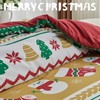 Bonlino Christmas Queen Comforter Set - 4 Pieces Christmas Fluffy