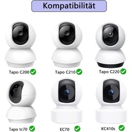 Baby Monitor Mount Compatible with TP-Link Tapo C200/C210/C212/C220/C225, Wall Mount for Reolink E1/E1 Pro Camera, Imou Ranger 2/2C/RC/Rex 3D, EZVIZ C6N/C6CN, C6, C6W, CP1