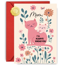 Wonkali Cat Mom Mothers Day Card