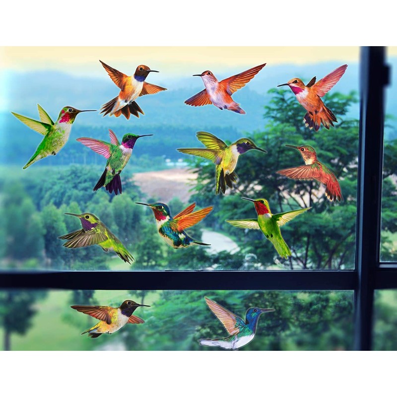 Anti-Collision Window Clings Bird Alert Collision Decals to Prevent Bird