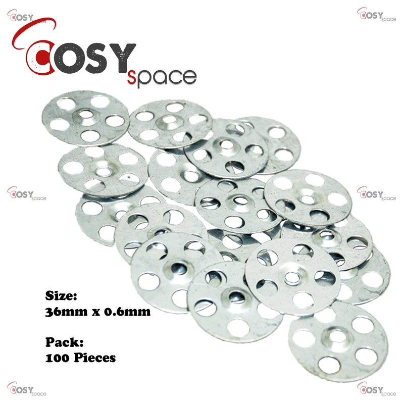 Metal Washers Insulation Fixings Discs Washer 100 Pieces - Tool